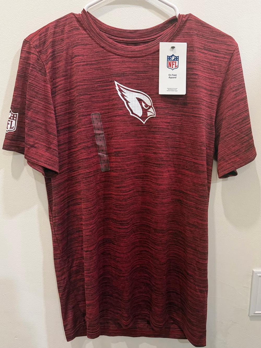 Nike Arizona Cardinals Red Heather Performance Tee